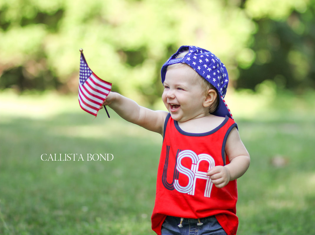 Callista Bond Photography, Kansas City Photographer, Family Photography, Child Photographer, Family Photographer, Kansas City Family Photographer, Blue Springs Family Photographer, USA Photo Shoot, 4th of July, Independence Day Photo Shoot, Watermelon Photo Shoot, One year photos, 18 month photos, Baby Photography